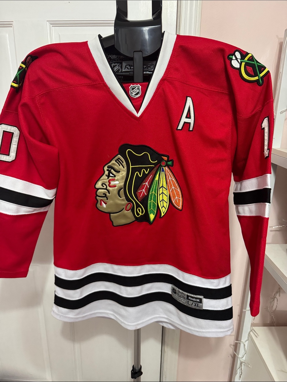 Reebok Chicago Blackhawks Signed Patrick Sharp Jersey